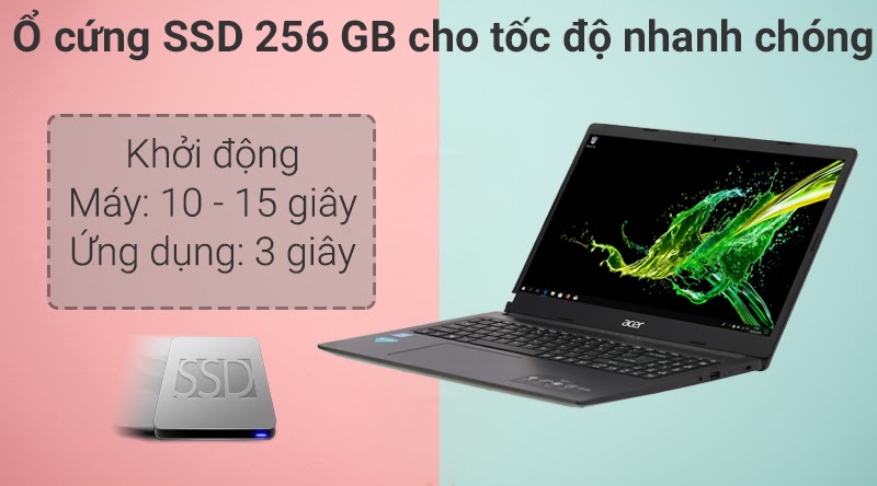 Laptop sinh viên giá rẻ acer aspire 3