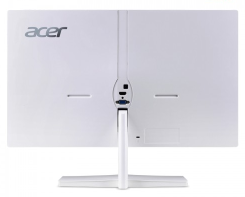 Mặt lưng vẫn được làm nổi bật với logo Acer khá to trên góc trái