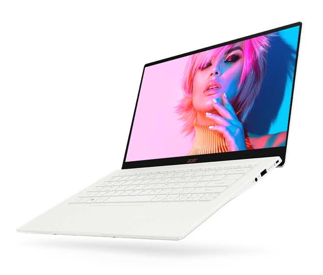Acer Swift 5 Air Edition còn gây ấn tượng với màn hình cho góc nhìn rộng lên đến 178 độ