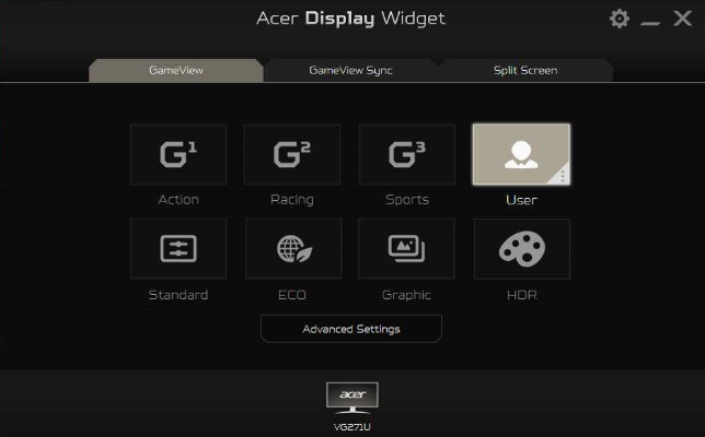 Acer VG271UP - Màn hình máy tính 2K dành cho game thủ 7