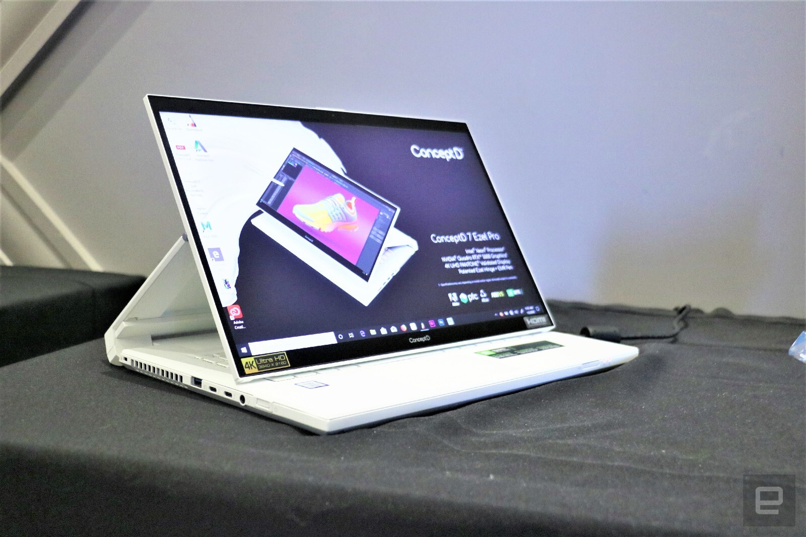 Sforum - Trang thông tin công nghệ mới nhất acer-conceptd-7-ezel-pro-hands-on-1-7 [CES 2020] Chiêm ngưỡng Acer ConceptD 7 Ezel: Thiết kế như Vaio Flip, cấu hình khủng