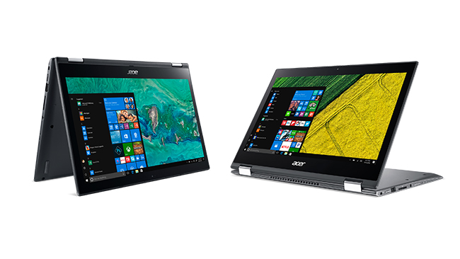 Dòng laptop Spin Series xoay gập 360 độ, màn hình cảm ứng ra mắt Việt Nam