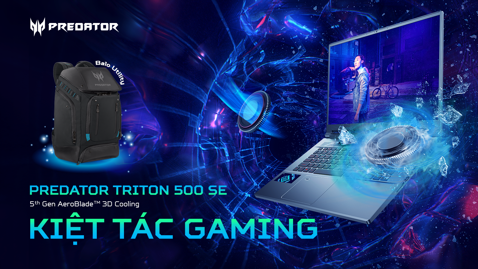 Predator Triton 500 SE 2021 - Laptop Gaming Mỏng Nhẹ Cao Cấp