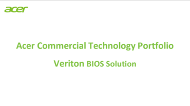 Acer Commercial Technology Portfolio - Veriton BIOS Solution