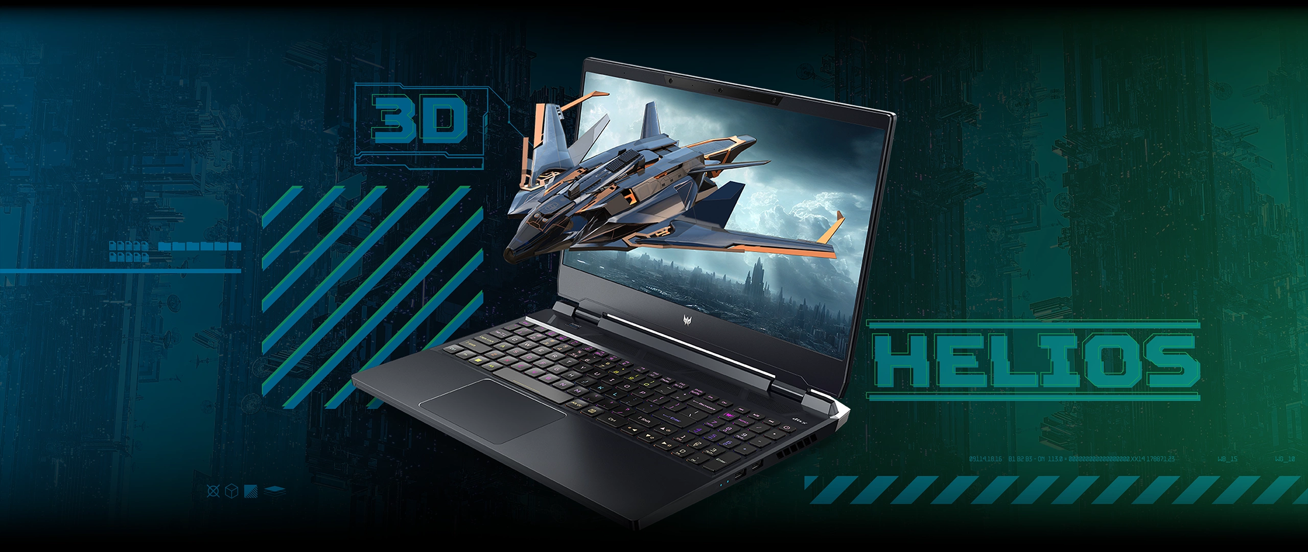 Laptop 3D Không Cần Kính - Predator Helios 300 SpatialLabs Edition