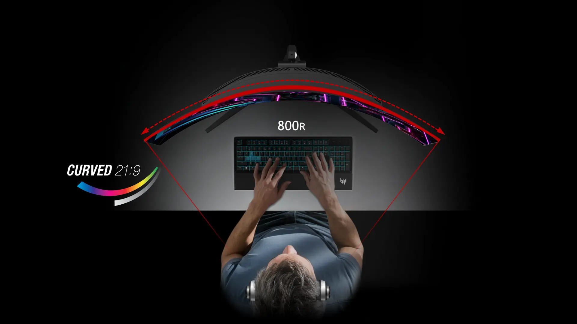 Predator X45 - Màn Hình Cong Gaming 45 Inch - KSP - 1