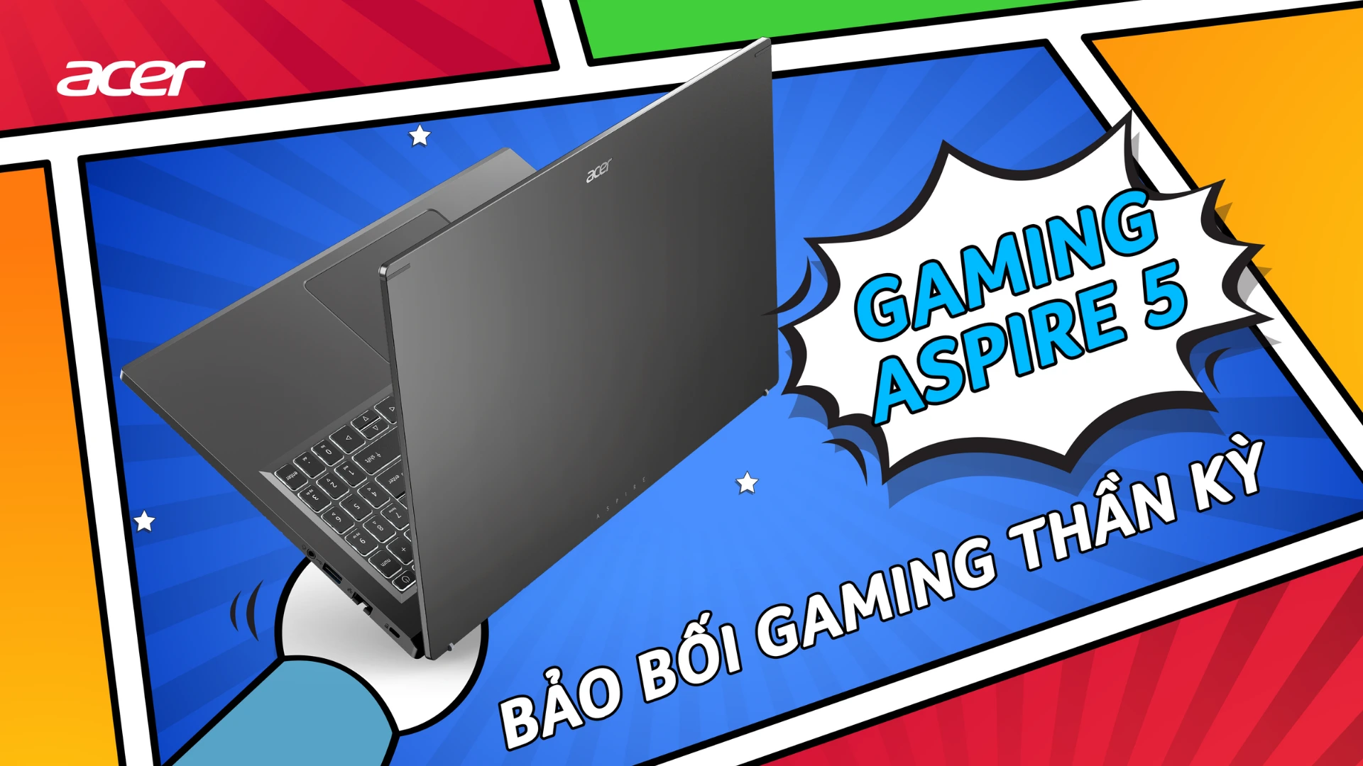 Acer Gaming Aspire 5 2023 - Bảo Bối Gaming Thần Kỳ - Laptop Gaming Phổ Thông RTX 2050 15-20 Triệu - KV