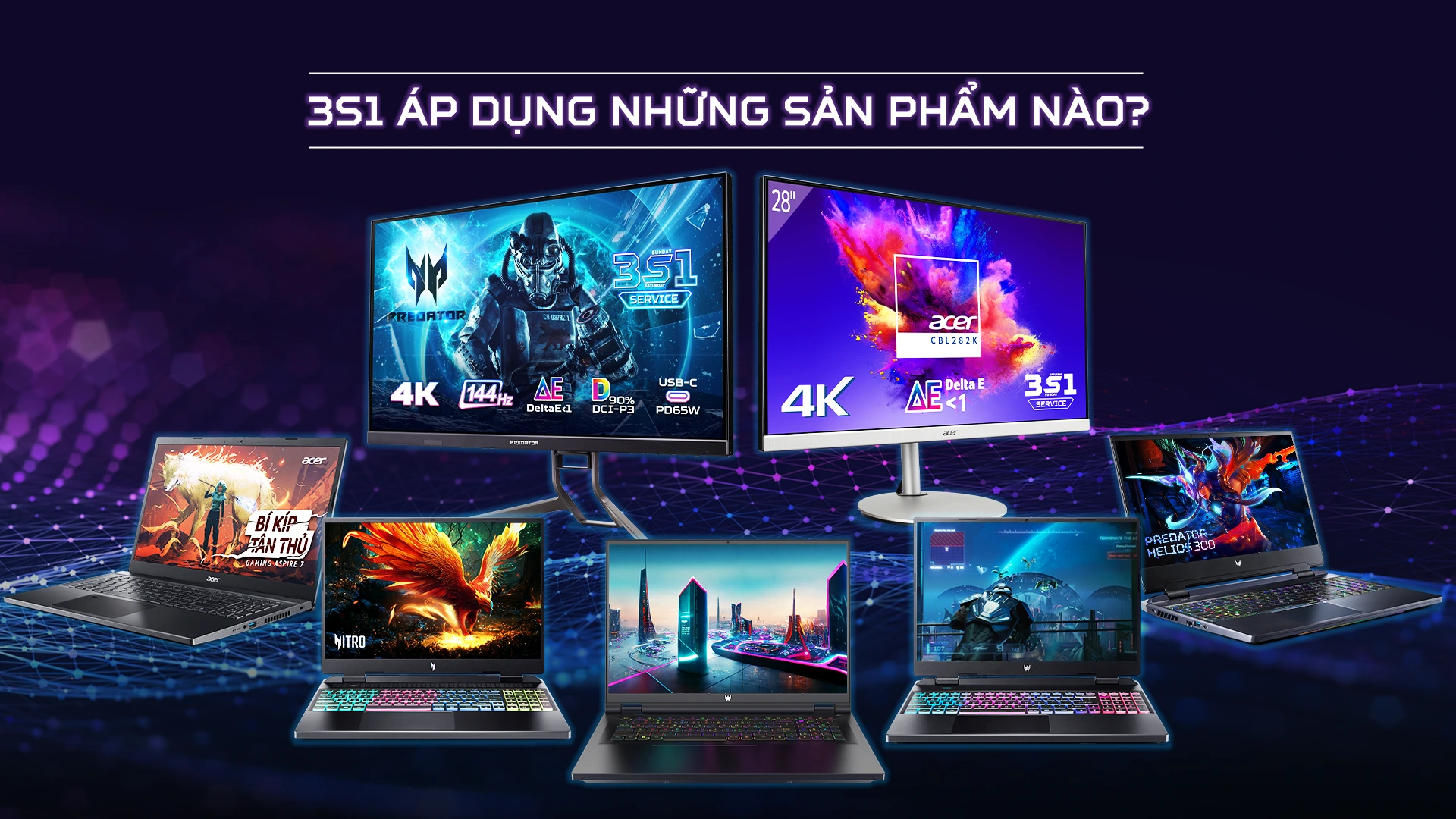 Bảo Hành VIP 3S1 - Sản Phẩm Áp Dụng 2023