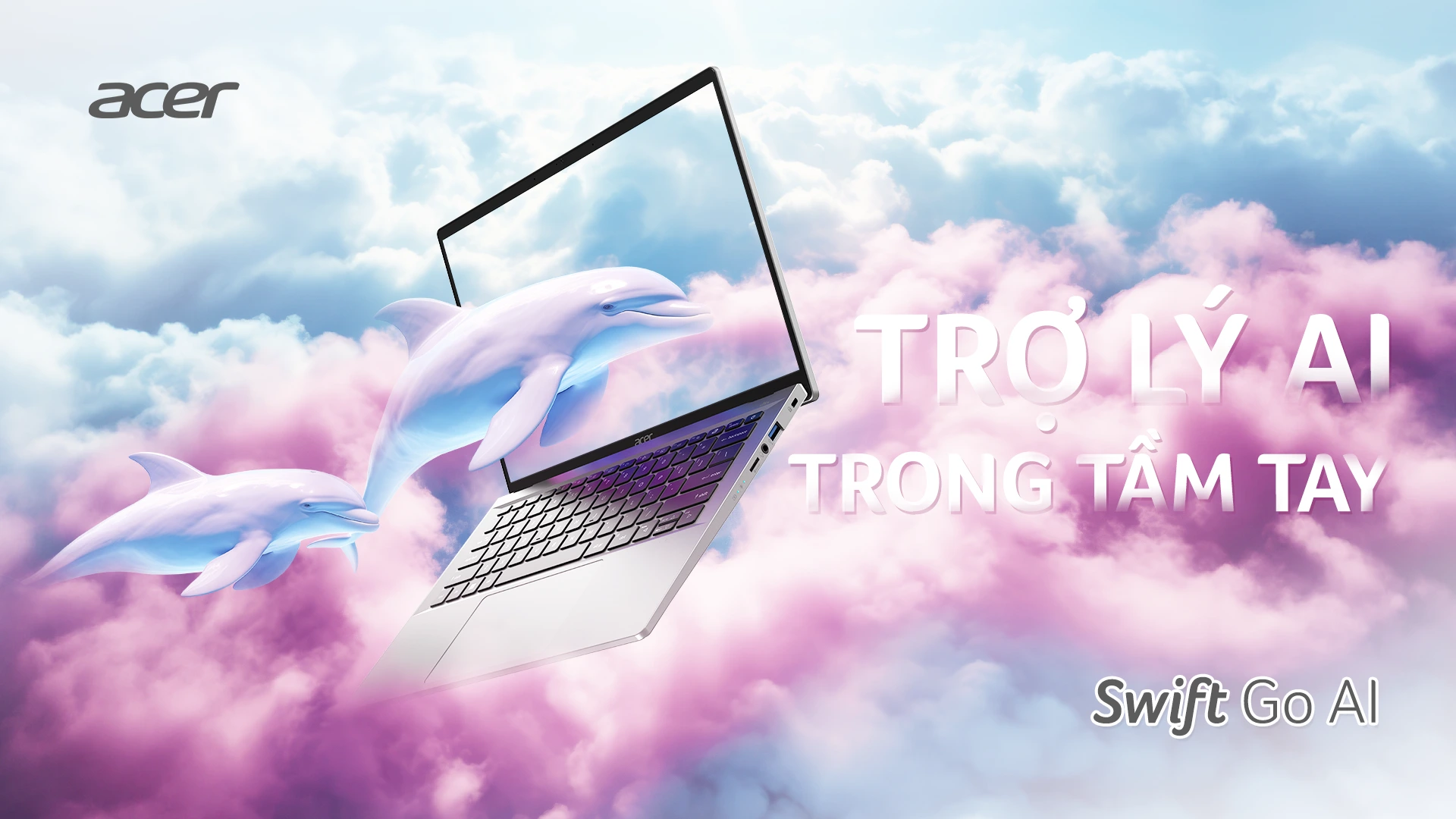Acer Swift Go 14 AI SFG14-72 - Laptop (PC) AI Đầu Tiên Tại Việt Nam - KV