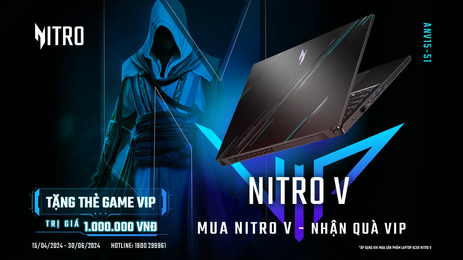 Mua Nitro V Nhận Quà VIP 06.2024 - Acer Việt Nam - 1600x900