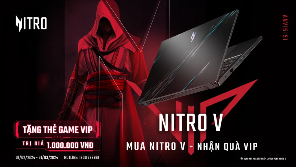 Mua Nitro V Nhận Quà VIP - Acer Việt Nam