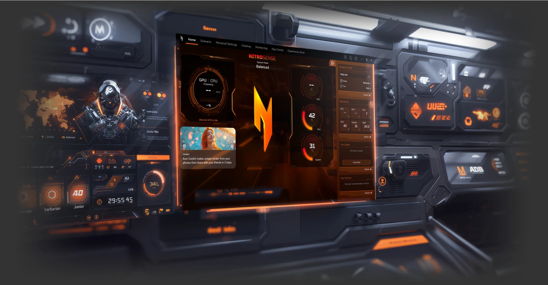 Acer Gaming Nitro V 15 ProPanel ANV15-52 - Laptop Gaming Quốc Dân 2025 RTX 5050 Màn Hình 180Hz 100 sRGB - KSP - 1