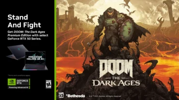 Mua Laptop Gaming Predator Helios RTX 50 Series Nhan Game DOOM The Dark Ages - Acer Viet Nam - KV