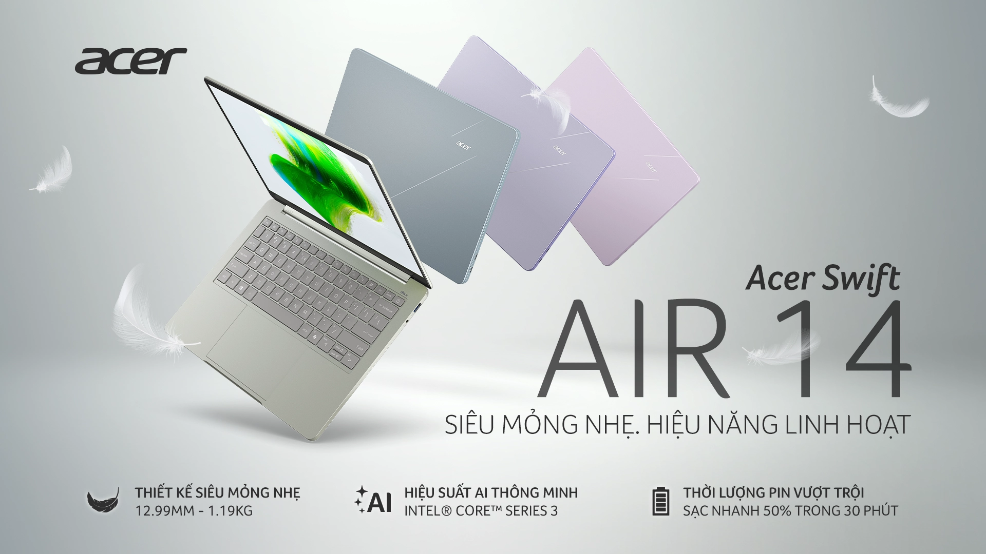 Acer Swift Air 14 SFA14-I31 - Acer Việt Nam - KV 16x9