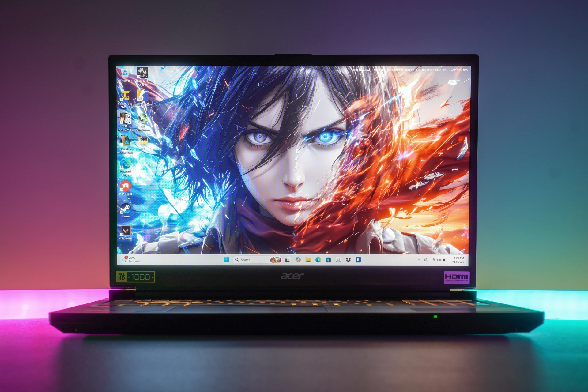 Acer Gaming Aspire 7 A715-59G - Laptop Gaming Phổ Thông Mạnh Mẽ Đa Nhiệm Vừa Học Vừa Chơi - Acer Việt Nam - 10